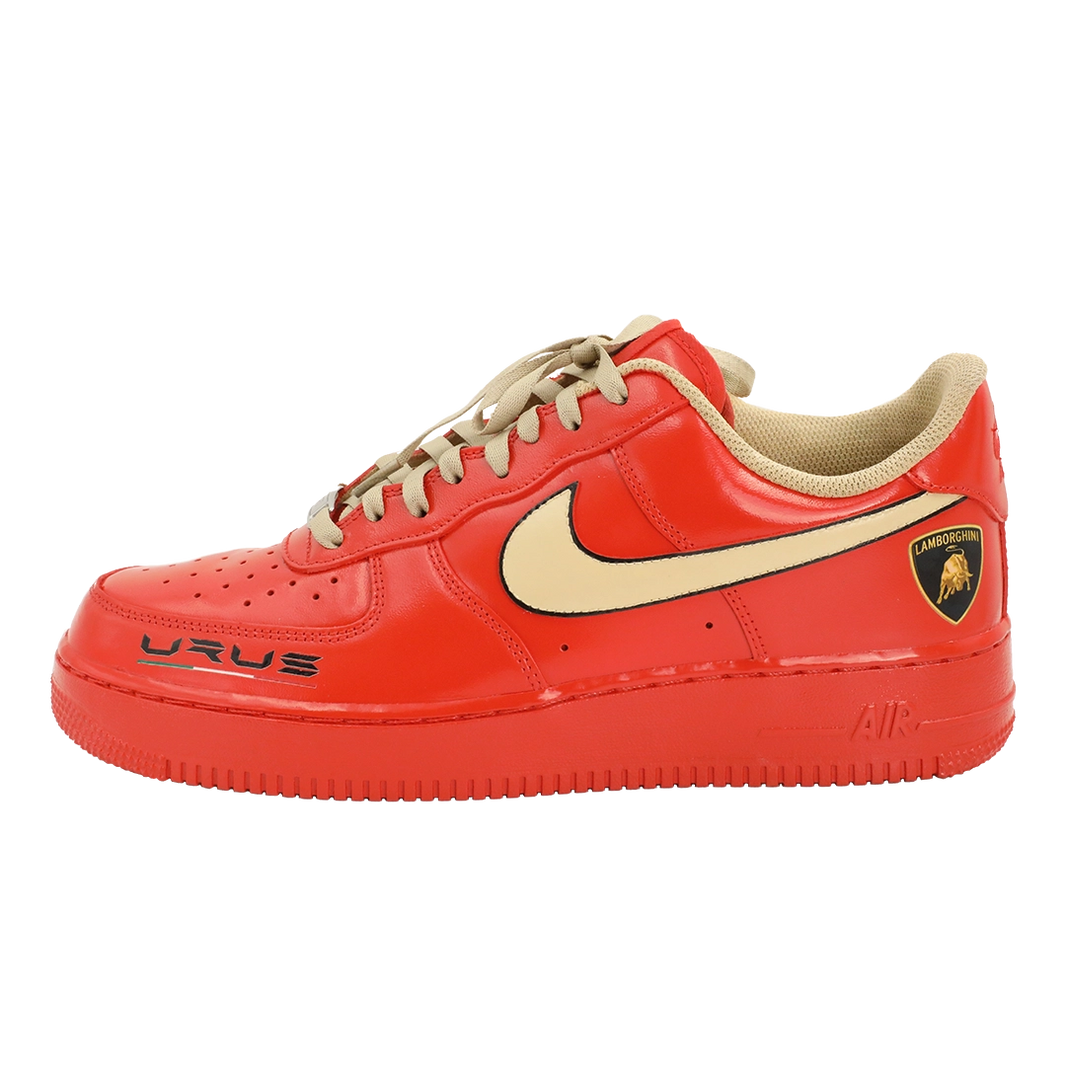Custom Air Force 1 Red Lamborghini Logo