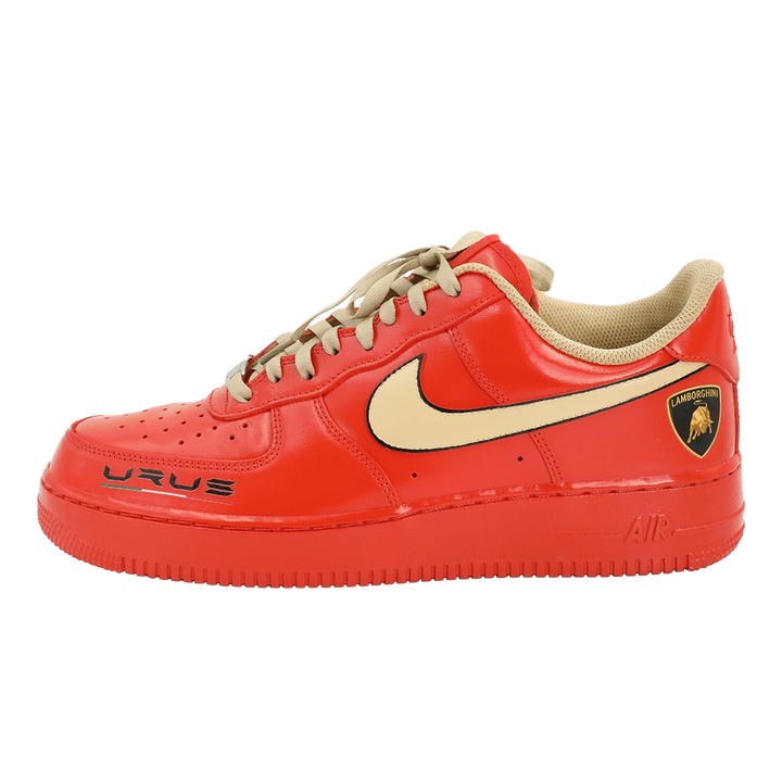 Custom Air Force 1 Red Lamborghini Logo