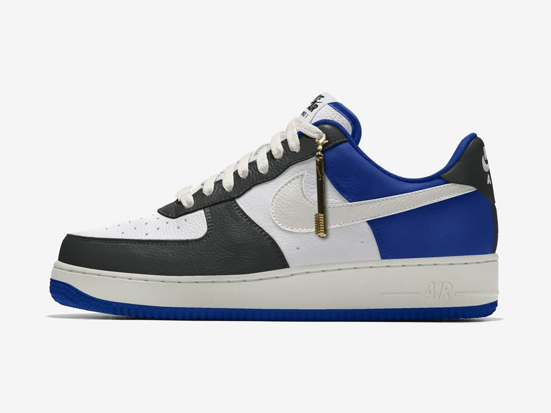Custom Air Force 1 White Black Blue