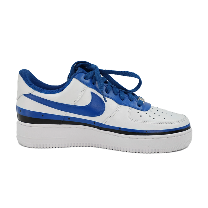 Custom Air Force 1 White Blue Ducati Theme