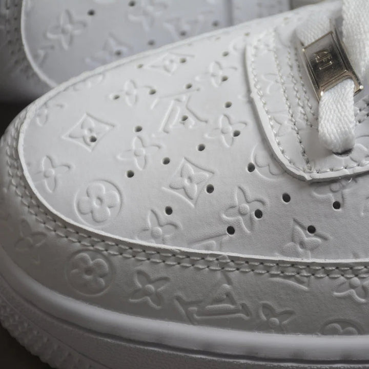 Custom Air Force 1 White LV Pattern