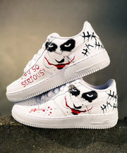Custom Air Force 1 White With Joker Pattern