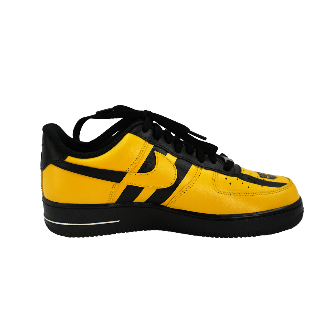 Custom Air Force 1 Yellow Black Stripes Camaro Logo