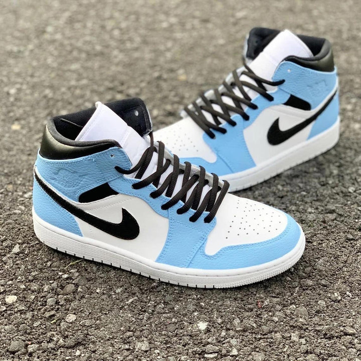 Custom Air Jordan 1 Baby Blue White