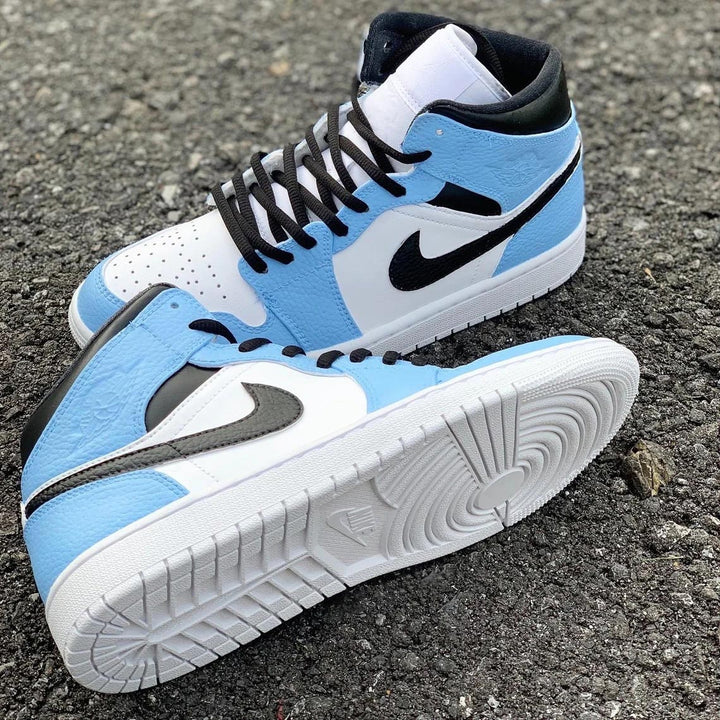 Custom Air Jordan 1 Baby Blue White
