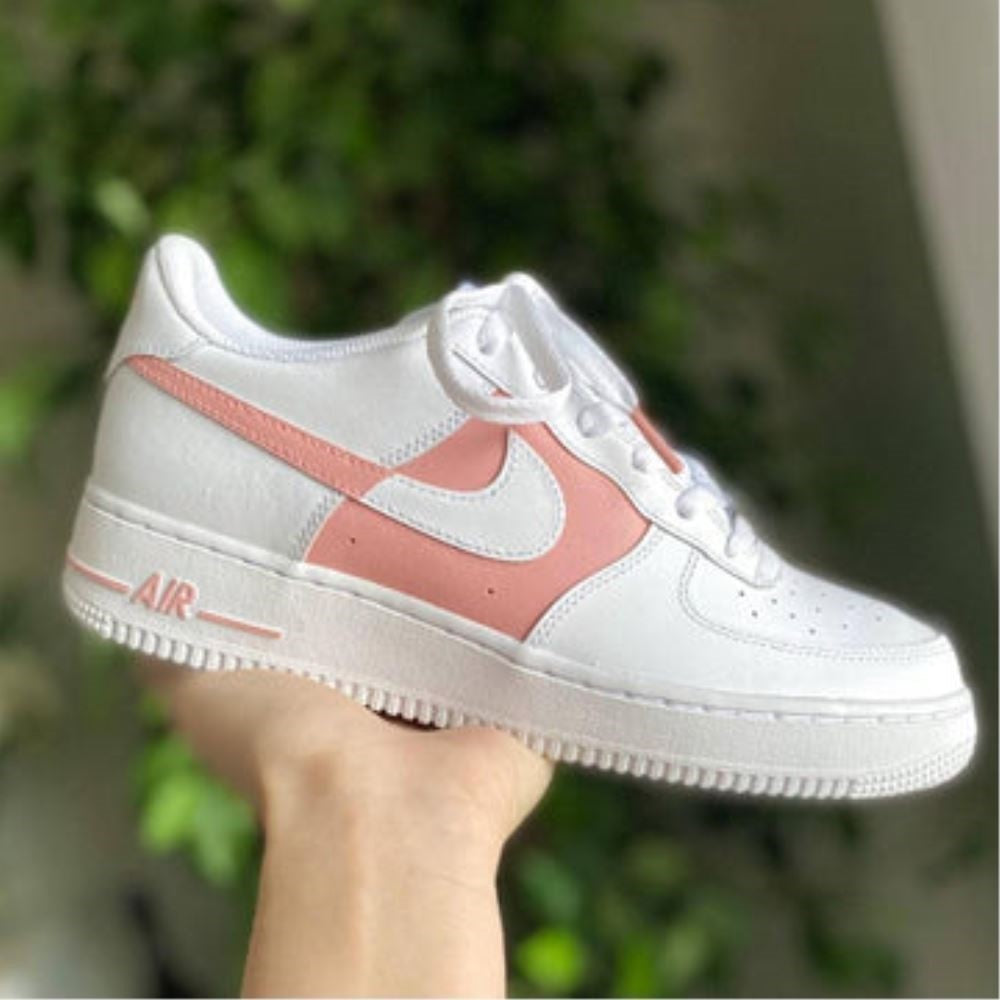 Pink White Custom Air Force 1
