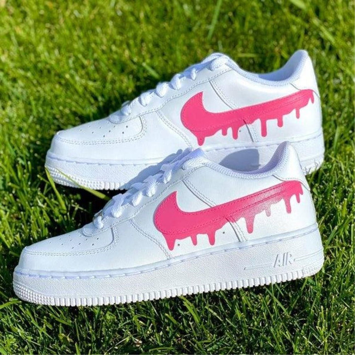 Pink Drip Custom Air Force 1