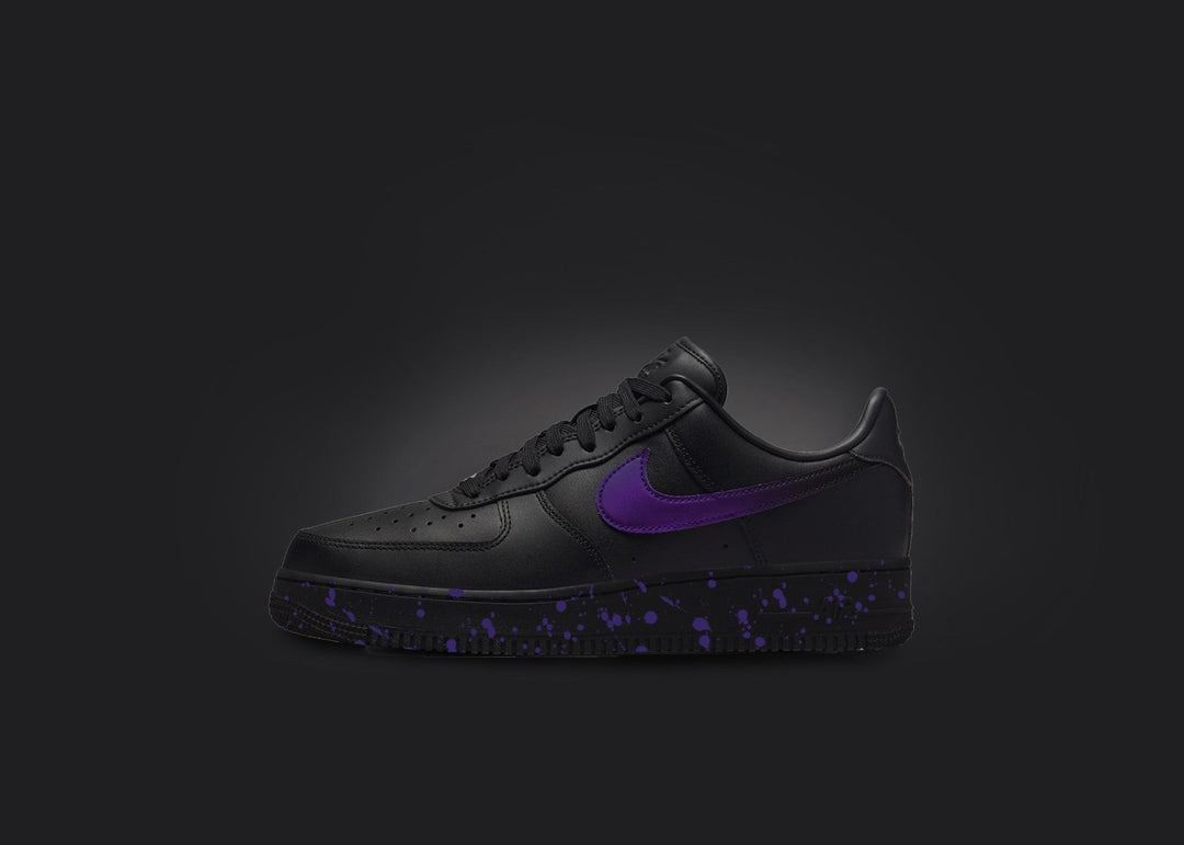 Black Purple Spot Custom Air Force 1
