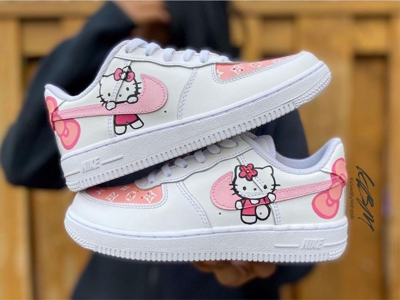 custom hello kitty air force 1