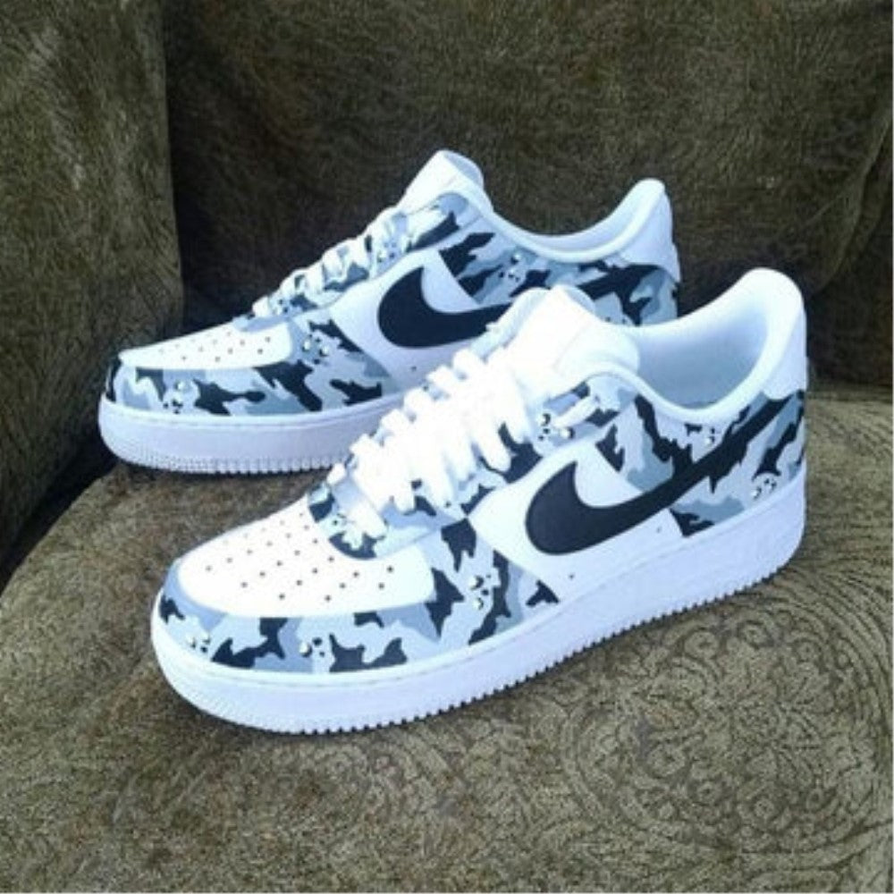 Gray Camouflage Custom Air Force 1 â XX CUSTOM