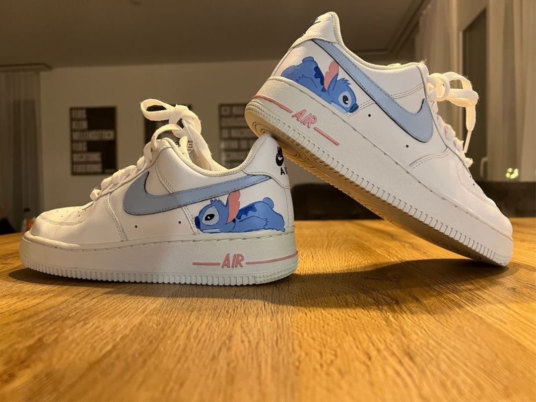 Stitch Blue Custom Air Force 1