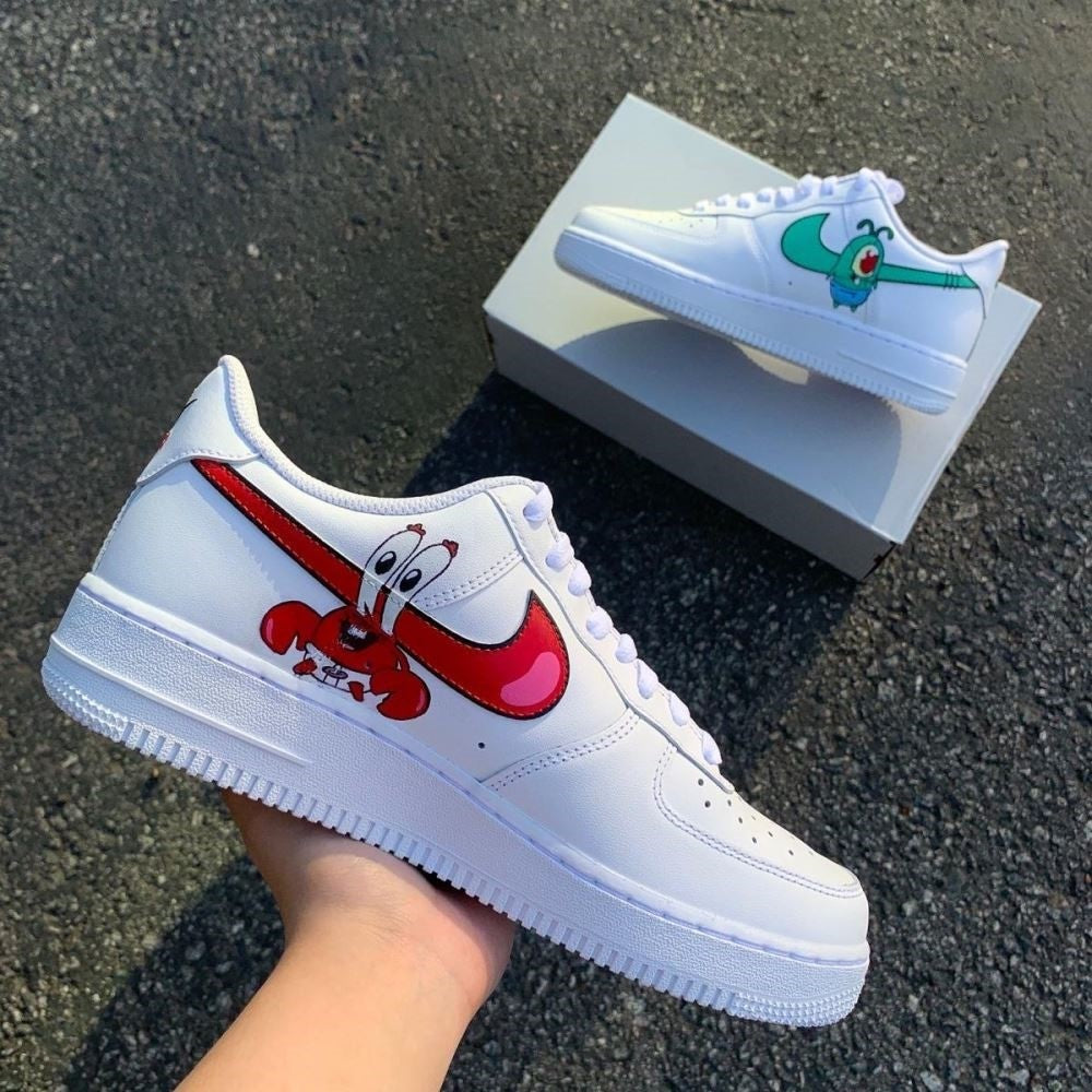 Krab Boss And Ruffian Boss Custom Air Force 1