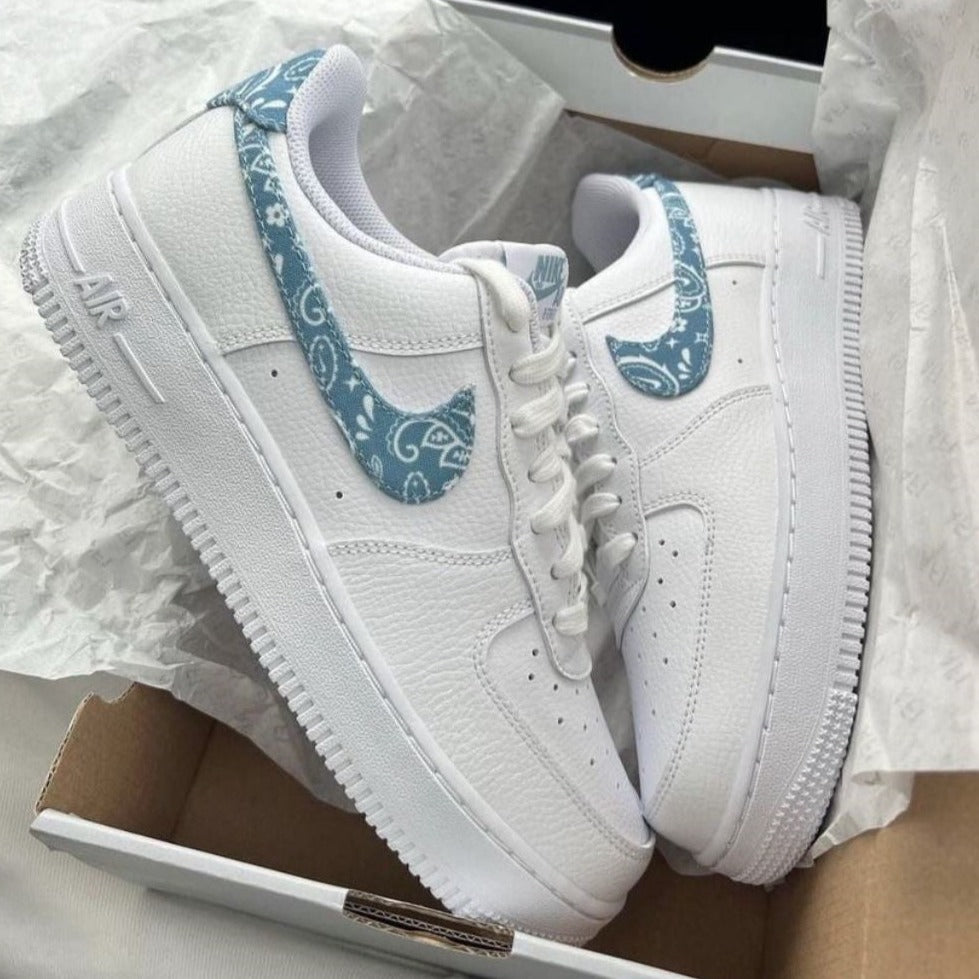 Blue Bandana Custom Air Force 1
