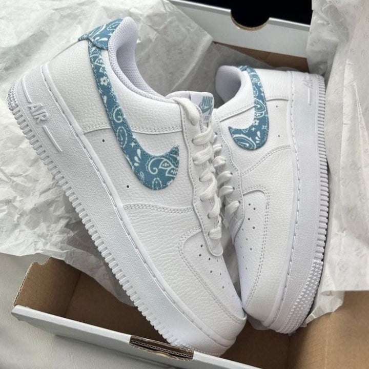Blue Bandana Custom Air Force 1