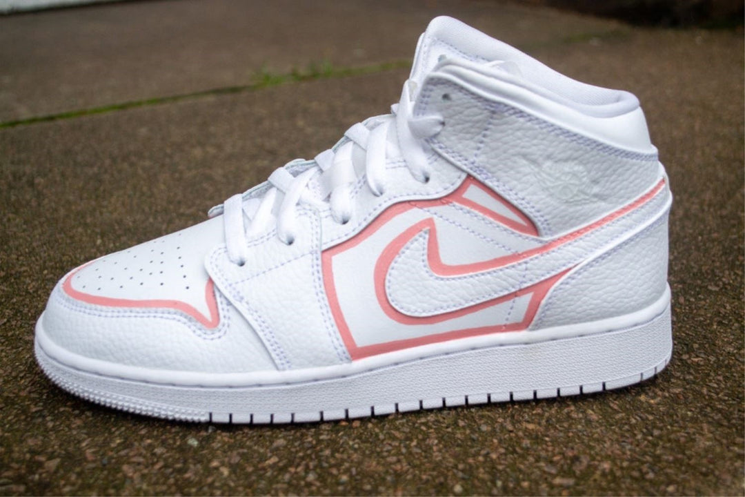 Pink Line Custom Air Jordan 1