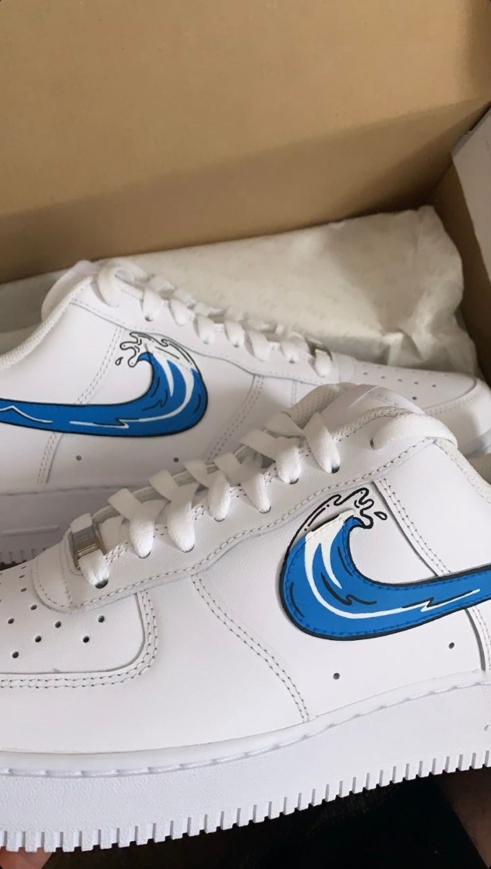 Cartoon Wave Custom Air Force 1
