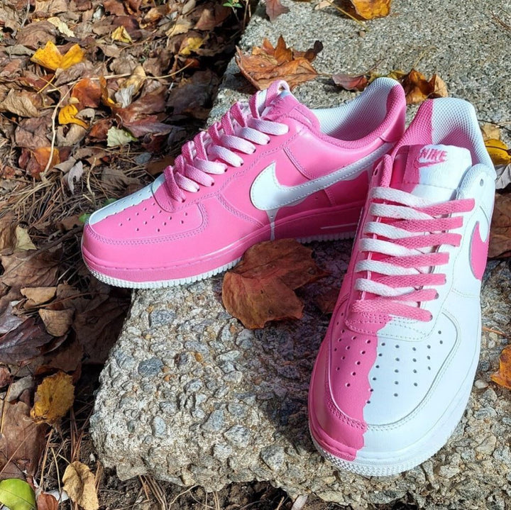 Pink Drip Custom Air Force 1