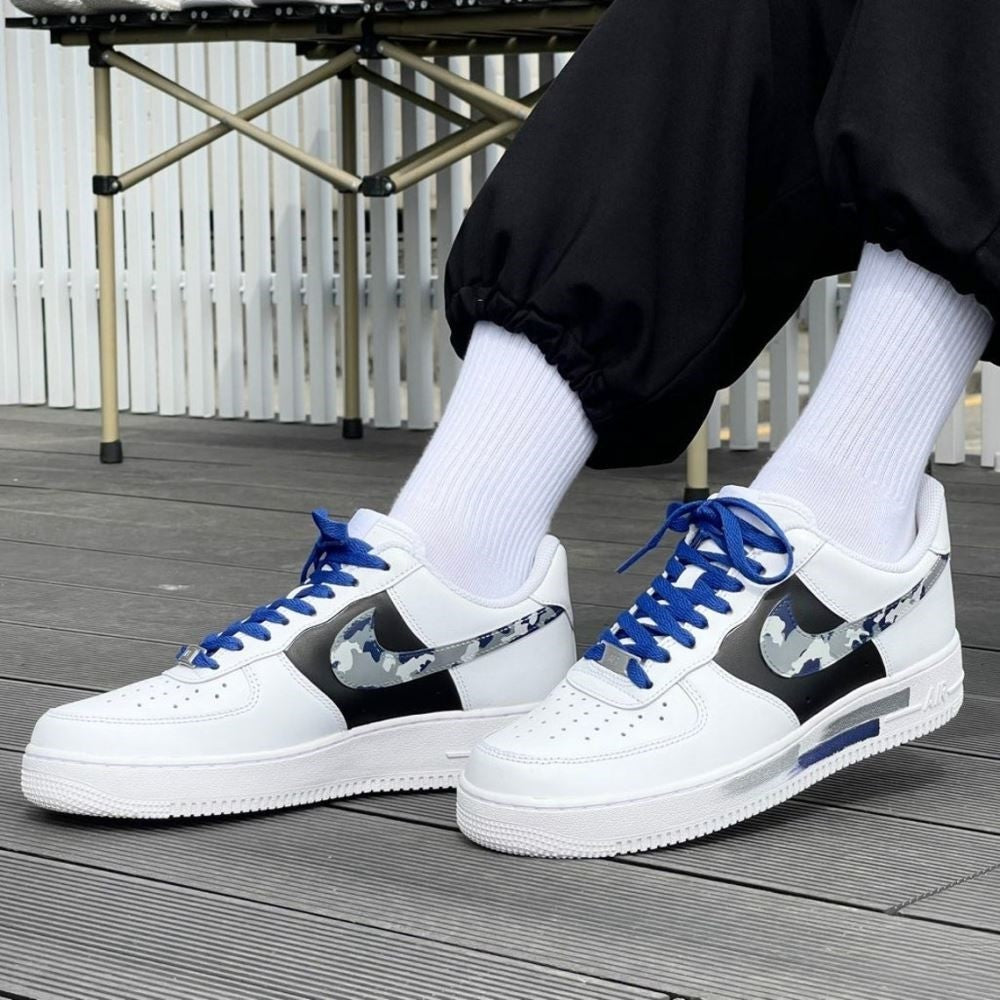 Camouflage Gray Black Custom Air Force 1