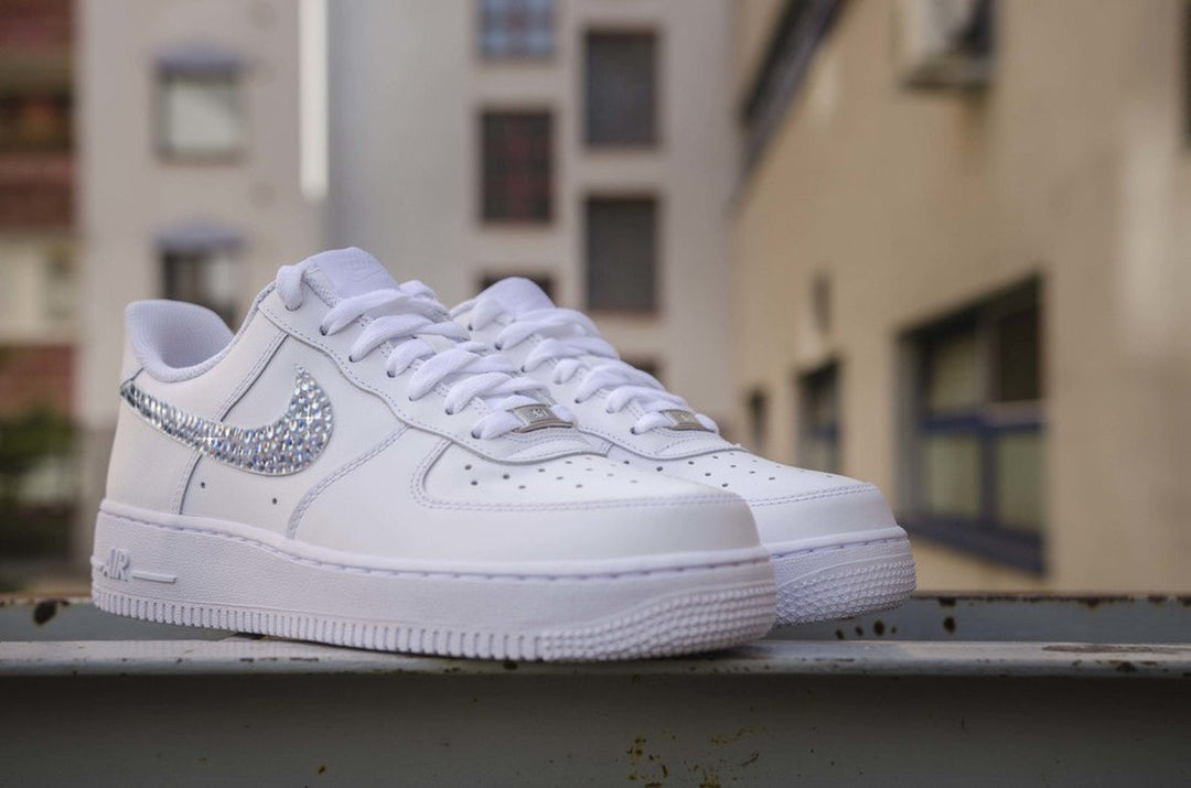 Pearl Diamond Wedding Shoes Custom Air Force 1