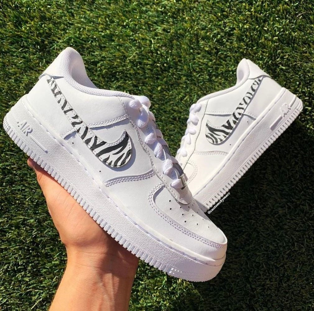 Zebra Print Custom Air Force 1