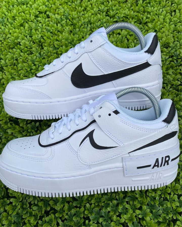 Black White Shadow Custom Air Force 1