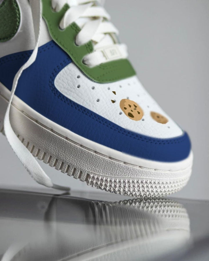 Blue Green Yellow Custom Air Force 1