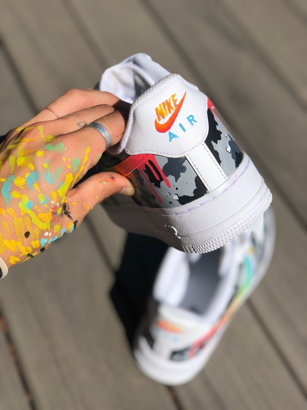 Color Camouflage Custom Air Force 1