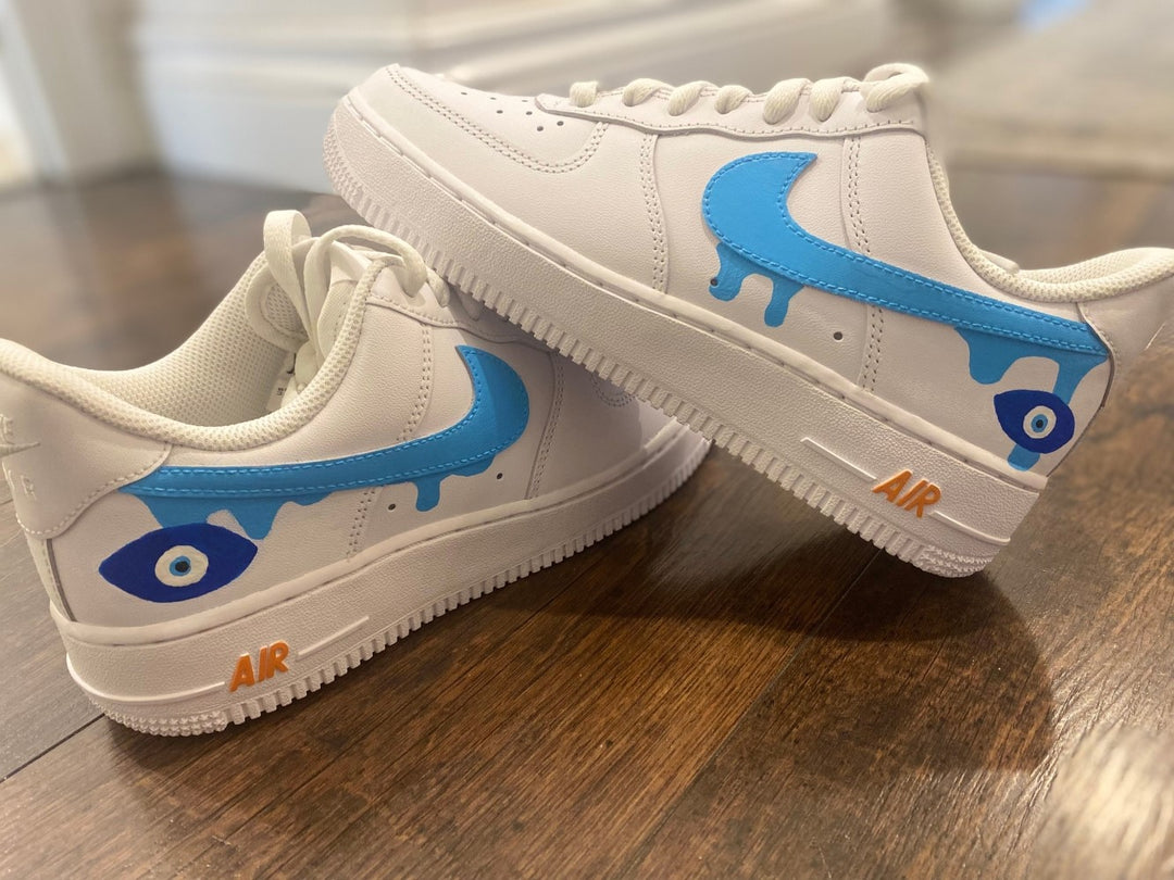 Blue Drip Custom Air Force 1