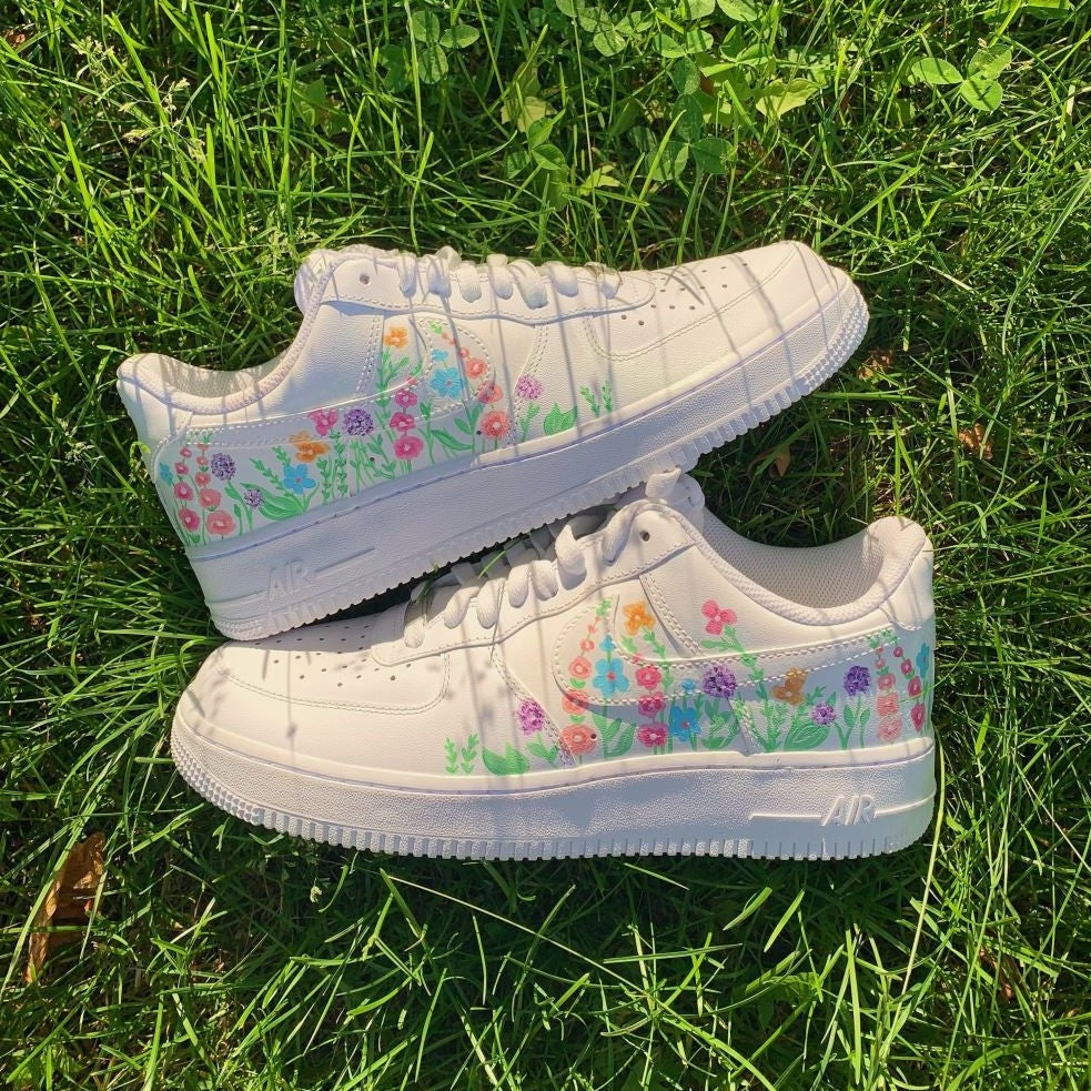 Colorful Flowers Custom Air Force 1