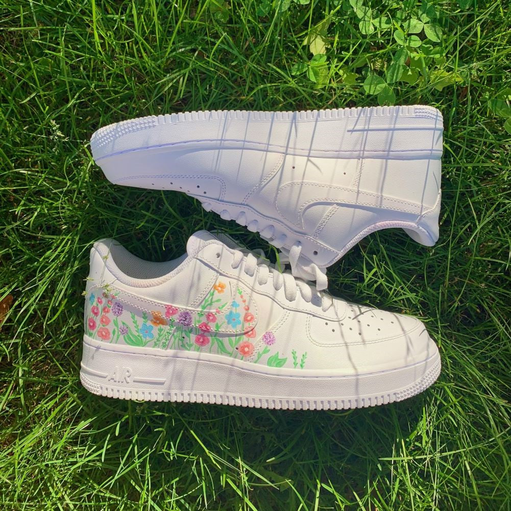 Colorful Flowers Custom Air Force 1