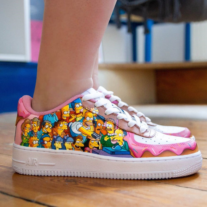 Pink Simpsons Custom Air Force 1