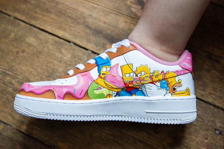 Pink Simpsons Custom Air Force 1