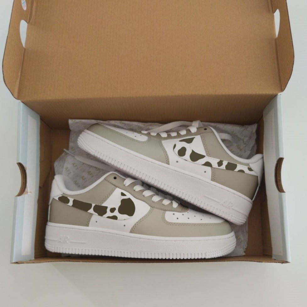 Brown Cow Custom Air Force 1