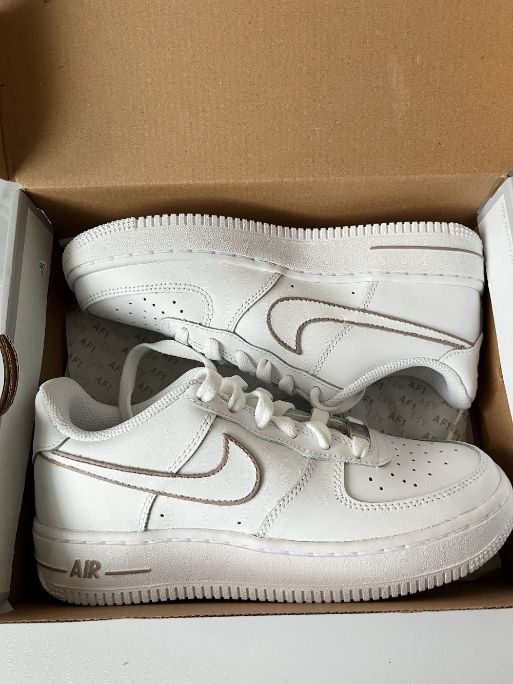 Beige Line Custom Air Force 1