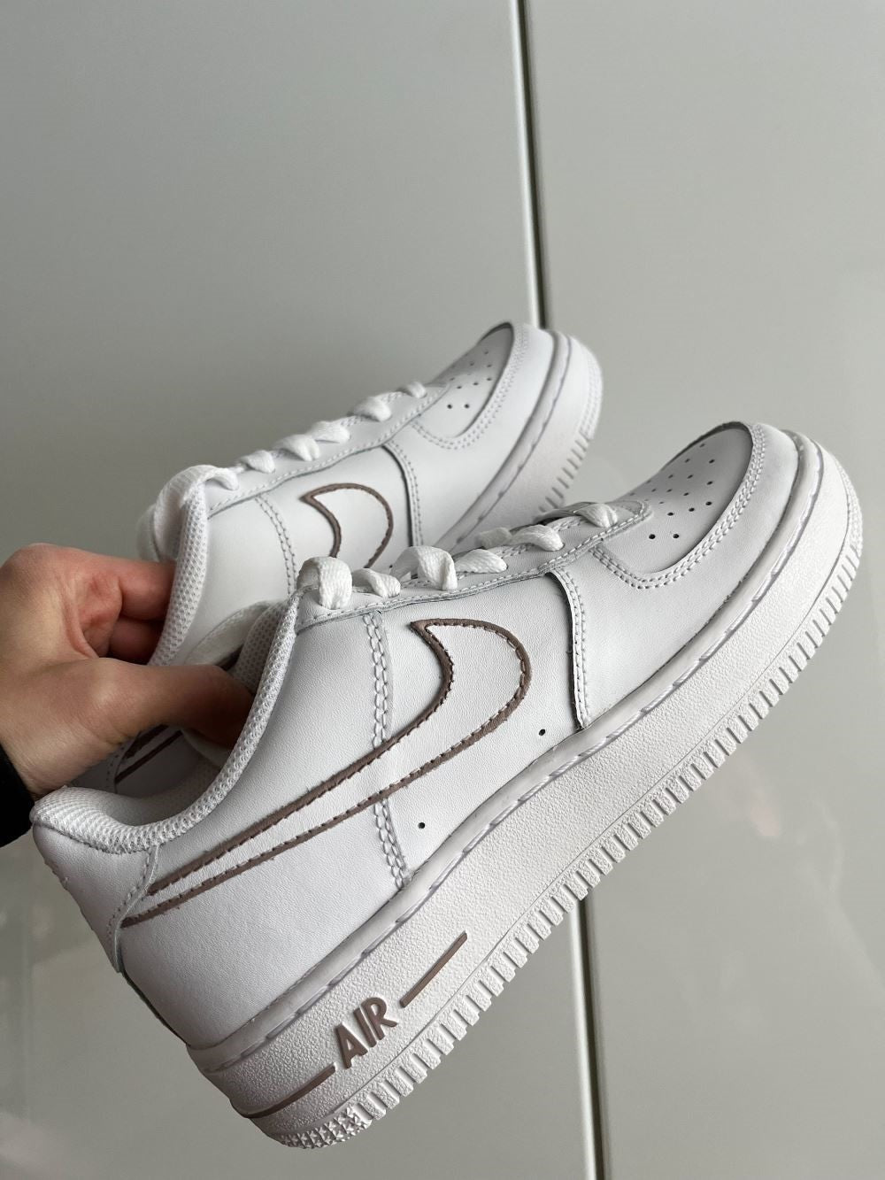 Beige Line Custom Air Force 1