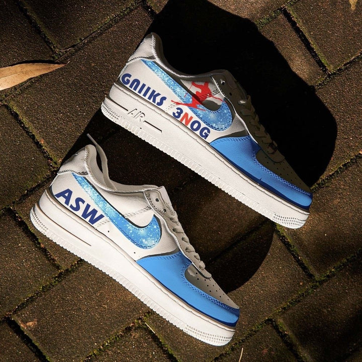 ASW Blue Custom Air Force 1