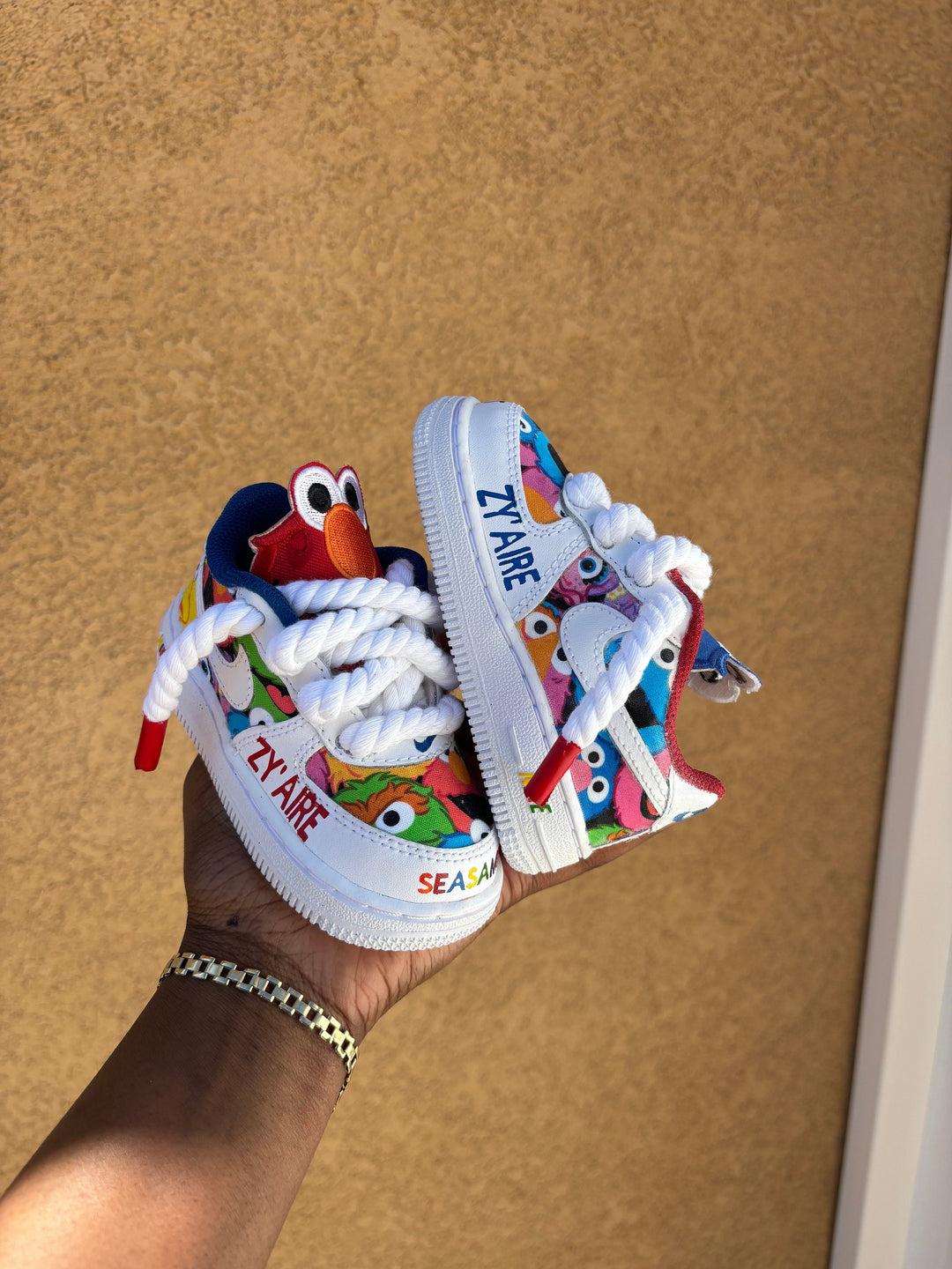 Seasame Cartoon Custom Air Force 1