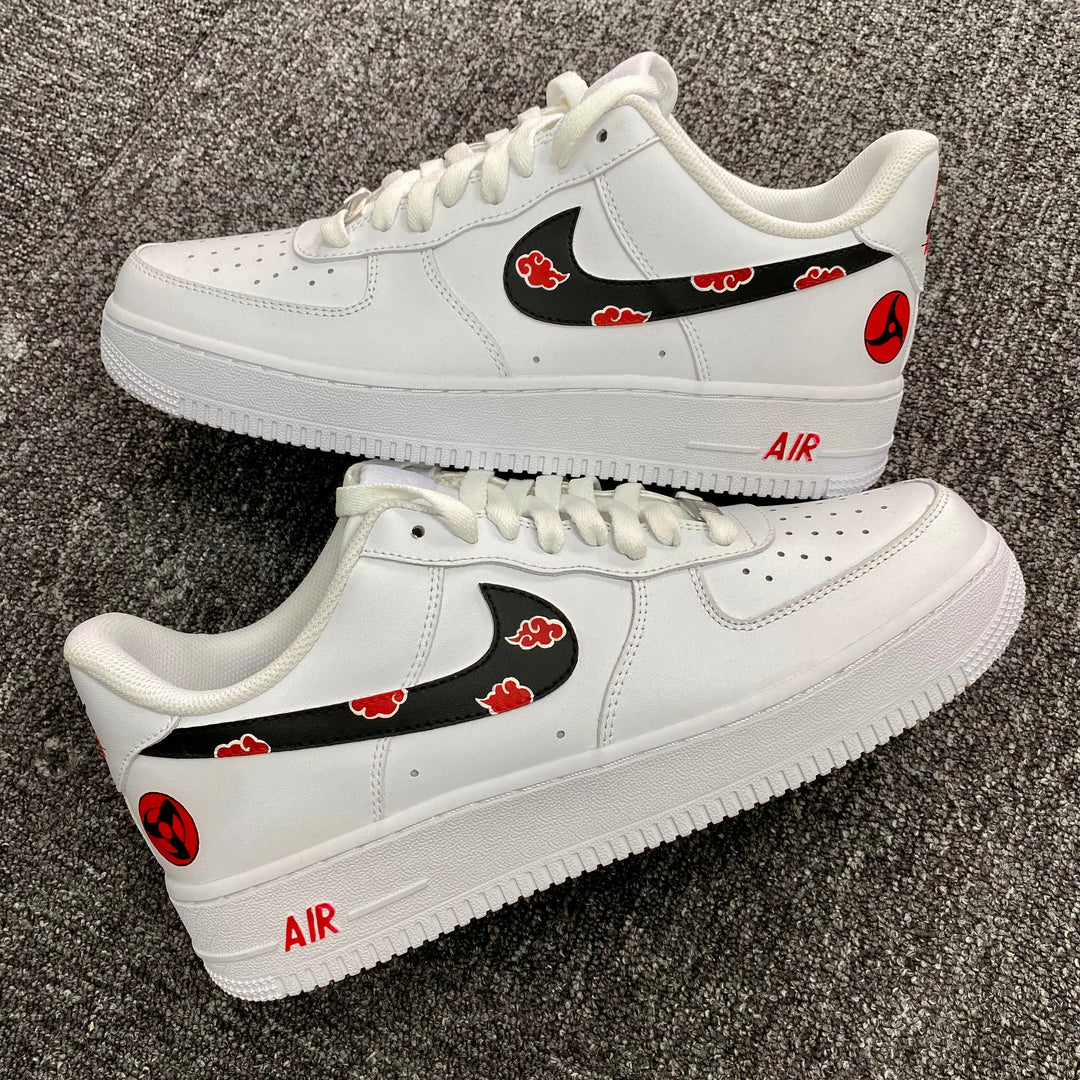 Custom Air Force 1 Naruto Akatsuki Cloud