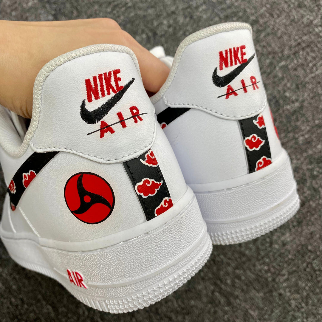 Custom Air Force 1 Naruto Akatsuki Cloud