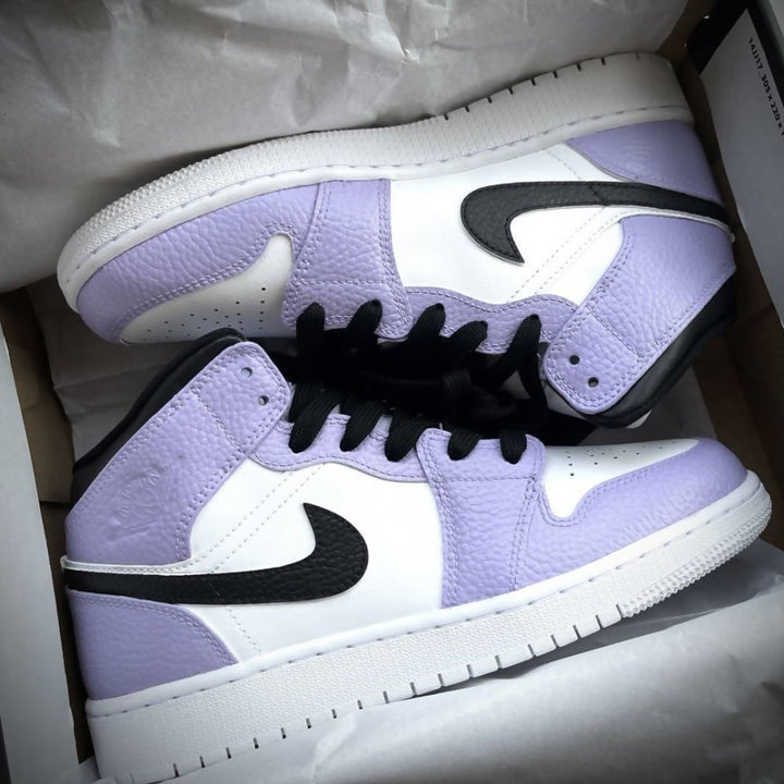 Purple Black Custom Air Jordan 1