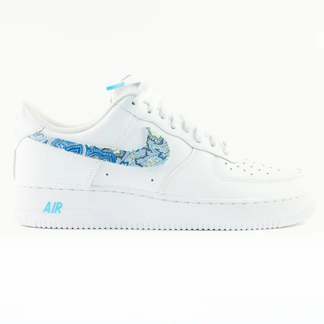 Blue Paisley Custom Air Force 1