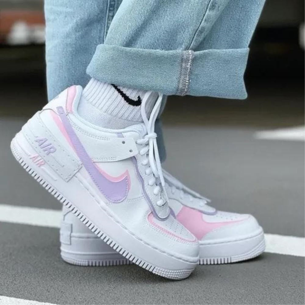 Purple Pink Custom Air Force 1 Shadow