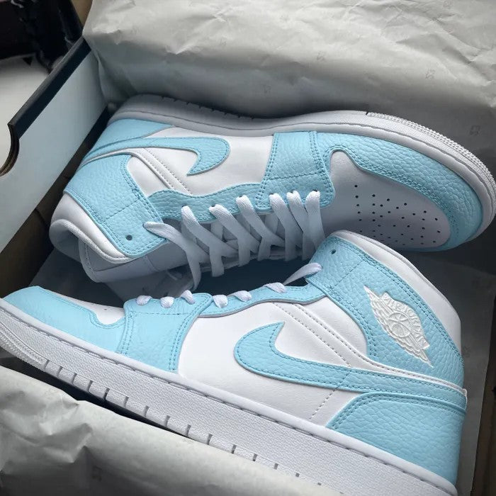 Custom Air Jordan 1 Blue White