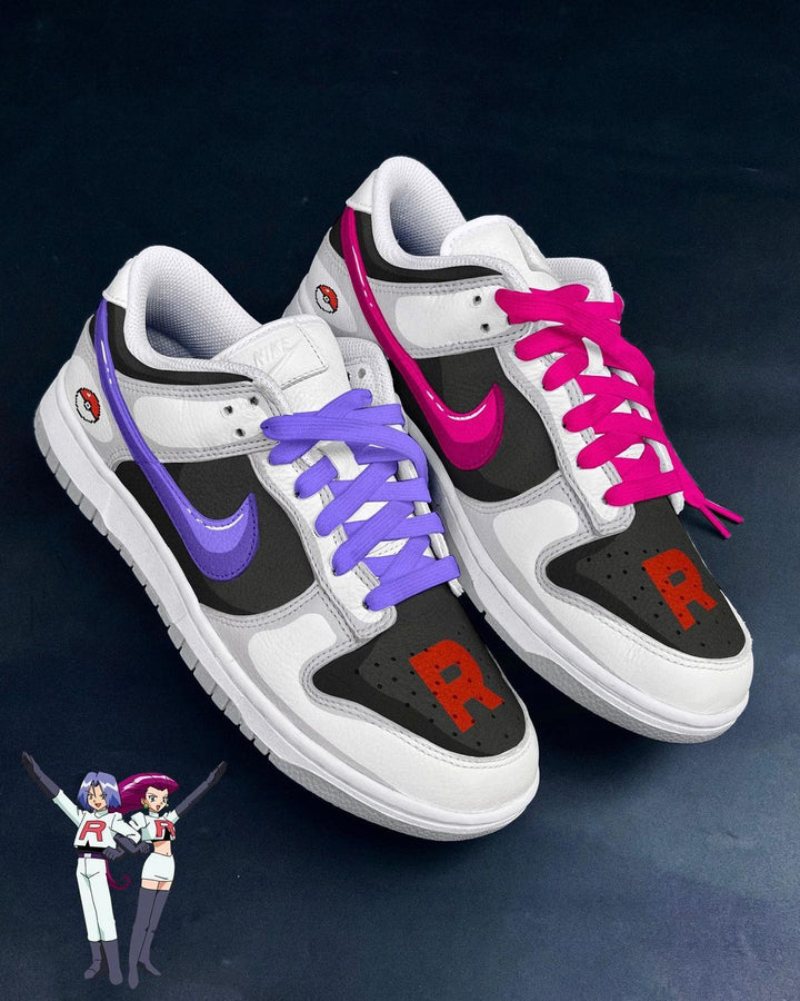 Pink Black Purple Orange Custom Air Force 1