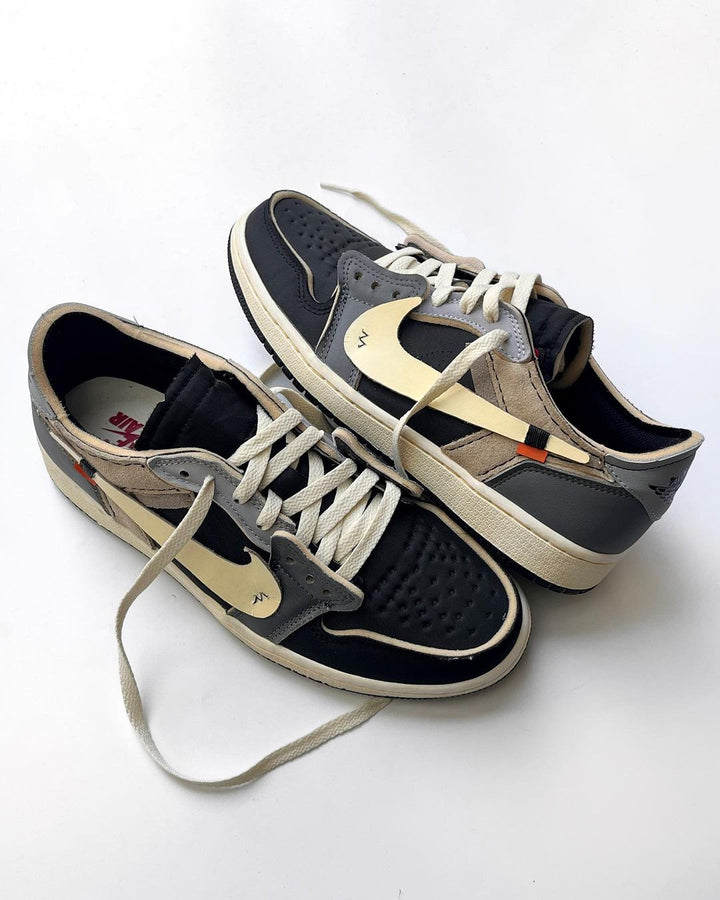 Khaki Black Gray Custom Air Force 1