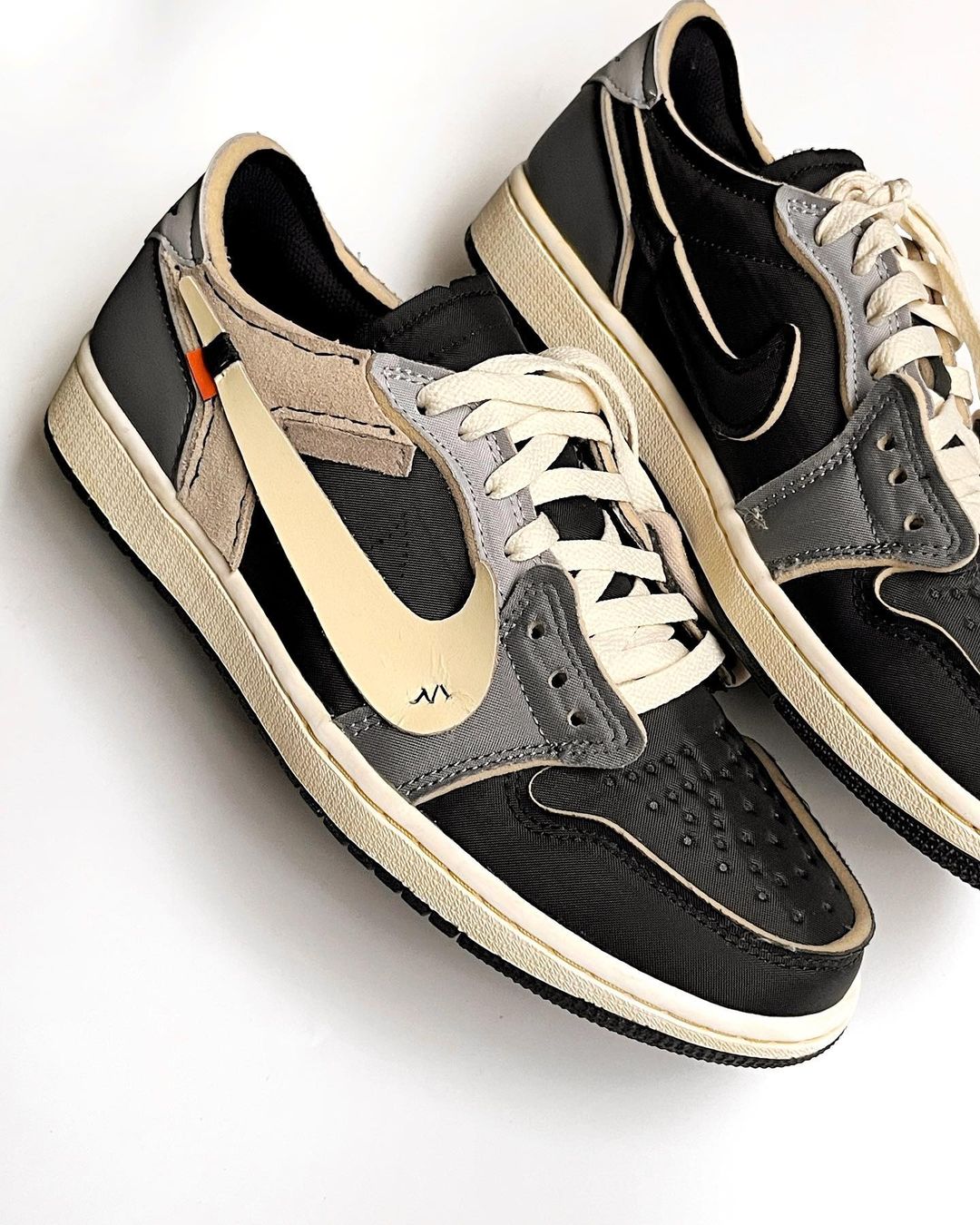 Khaki Black Gray Custom Air Force 1