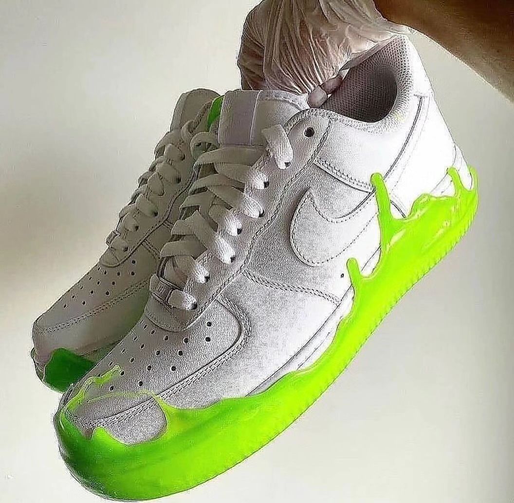 Green Venom Sticker Custom Air Force 1