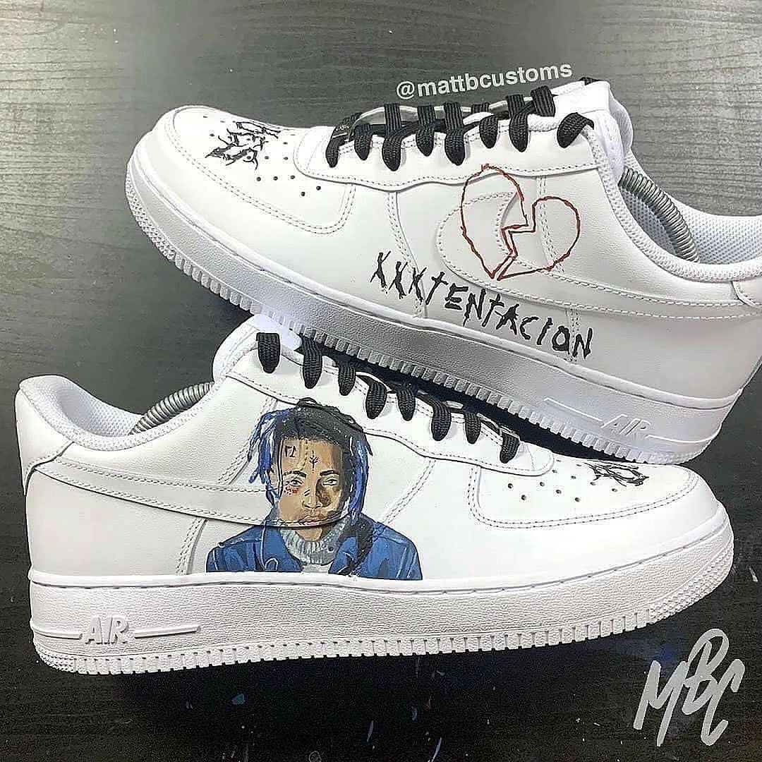 Cartoon Role Blue Custom Air Force 1