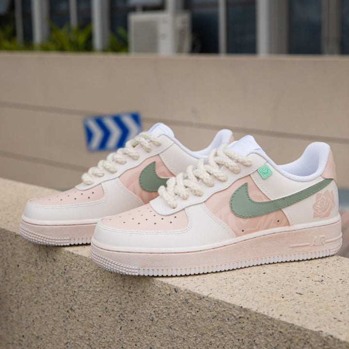 Pink Dry Rose Custom Air Force 1