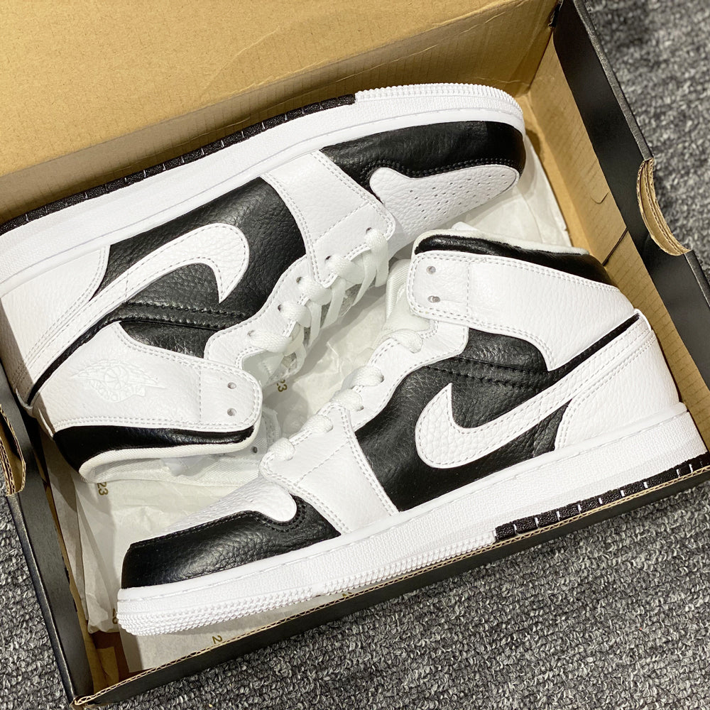 Custom Air Jordan 1 White Black